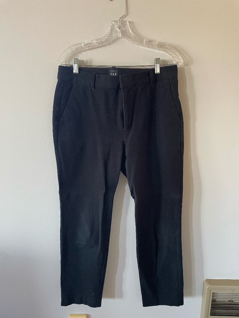 Gap Slim Ankle Pants Black, Size 10